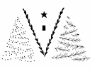 Silikónové pečiatky 9x14cm - vianočný stromček
