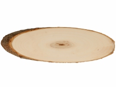 Drevená podložka - kmeň - oválna - 37-42cm