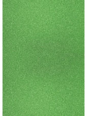 Glitrovaný papier - kartón 200g -  svetlý zelený