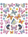 Kreatívne nálepky - motýle