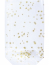 Celofánové vrecká - sáčky 27 cm - so zlatými hviezdičkami - 10 ks