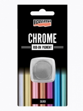 Rub-on pigment Chrome - Strieborná