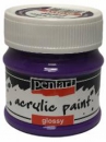 Lesklá akrylová farba Pentart - 50ml - ametyst