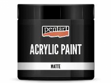 Akrylová farba PENTART matná 500 ml - čierna