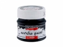Matná akrylová farba Pentart - 50 ml - čierna