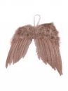 Anjelské krídla 15 cm - vintage ružové