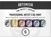 Artemisia Professional Artist’s Oil Paint – sada 6 olejových farieb (6 × 20 ml)