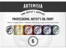 Artemisia Professional Artist’s Oil Paint – sada 6 olejových farieb (6 × 20 ml)