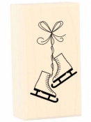 Drevená pečiatka - korčule