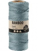 Bambusový špagát 1 mm 65 m - vintage modrý