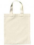 Detská bavlnená taška 22x26cm - krátke rúčky