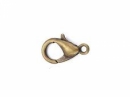 Bižutérne zapínanie delfín 14 mm - antický zlatý