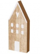 Drevený dekoračný domček 8 x 20 cm - Boltze 4
