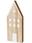 Drevený dekoračný domček 11 x 28 cm - Boltze 5