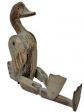 Drevená ručne robená dekorácia kačka 32 cm