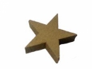 Drevená hviezdička 3cm - zlatá