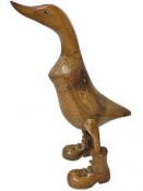 Drevená dekorácia kačka 32 cm 