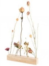 Drevený podstavec na sušené kvety a bylinky - L 