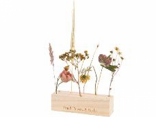 Drevený stojan na sušené kvety a bylinky - M  