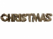 Vianočný drevený nápis 100cm - Christmas