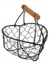 Drôtený kovový košík srdce 17 cm  