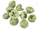 Eukalyptové plody farbené 10 ks - pastelové zelené