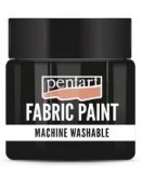 Farba na textil - čierna - 50 ml