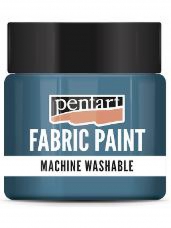 Farba na textil - petrolejová modrá - 50 ml  