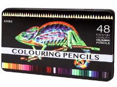 Farebné ceruzy - sada 48 kusov