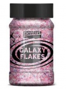 Galaxy flakes - dúhové vločky - Eris pink ružové