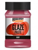 Glazúrová pasta Pentart 100 ml - červená ruby