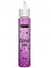 Glitrované pero Glitter pen Pentart 30 ml - fialové