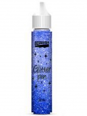 Glitrované pero Glitter pen Pentart 30 ml - modré