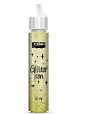 Glitrované pero Glitter pen Pentart 30 ml - zlaté