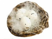 Hniezdo s vajíčkami 5 cm
