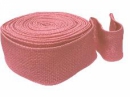 Jutová stuha s drôtikom 5 cm - ružovolososová