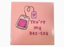Keramická dlaždica - originálna keramická dekorácia - My bes-tea