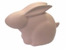 Jarná dekorácia keramický zajac 13 cm - ružový