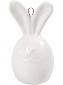Jarná dekorácia keramický zajac závesný 6,7 cm