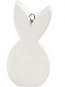Jarná dekorácia keramický zajac závesný 7,5 cm