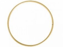 Kovový kruh na lapač snov 25cm - zlatý