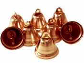 Kovový zvonček 2cm - medený