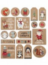 Kreatívne nálepky - Vianočné štítky