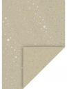Kreatívny papier A4 - prírodný - strieborné hviezdičky