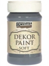 Akrylová vintage farba Dekor Paint - 100 ml - atramentová modrá