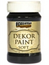 Akrylová vintage farba Dekor Paint - 100 ml - čierna