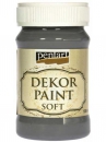 Akrylová vintage farba Dekor Paint - 100 ml - grafitová sivá