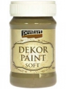 Akrylová vintage farba Dekor Paint - 100 ml - olivová