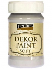 Akrylová vintage farba Dekor Paint - 100 ml - sivá