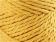 Macramé bavlnený špagát 4 mm - žltý